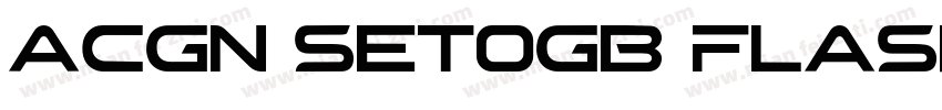 ACGN SetoGB Flash字体转换
